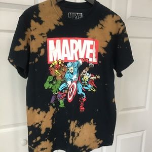 Bleach Tie-Dye Marvel Tee